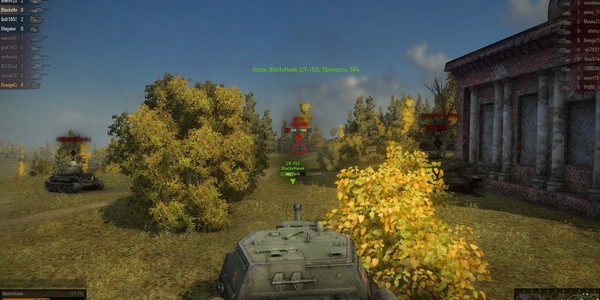 Скриншот геймплея обновления World Of Tanks 0.8.0